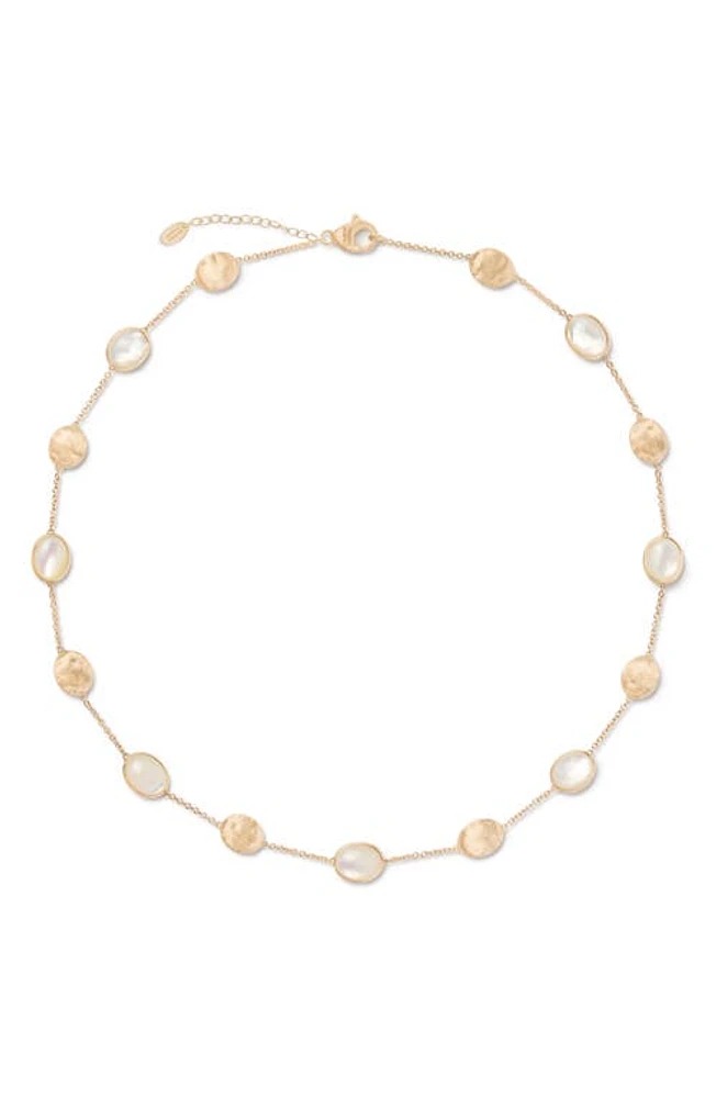 Marco Bicego Siviglia 18K Yellow Gold Mother-of-Pearl Necklace at Nordstrom