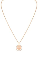 Messika Lucky Move Pavé Diamond Pendant Necklace in Rose Gold at Nordstrom