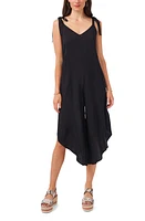 Vince Camuto Tie Shoulder Asymmetric Crop Jumpsuit at Nordstrom,