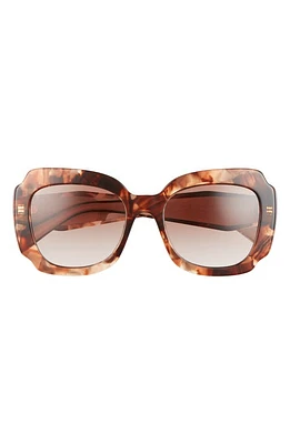 Prada Havana 52mm Gradient Geometric Sunglasses at Nordstrom