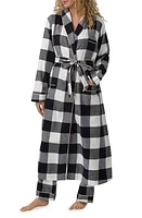 BedHead Pajamas Buffalo Check Flannel Robe in Antique Check at Nordstrom, Size Large