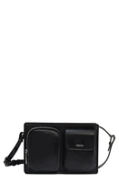 Versace Cargo Calfskin Crossbody Bag in Black Palladium at Nordstrom