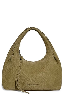 Aimee Kestenberg Aura Leather Top Handle Bag in Soft Olive Nubuck at Nordstrom