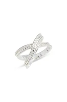 Anna Beck Classic Crossover Ring Silver at Nordstrom,