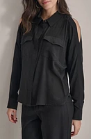 DKNY Cold Shoulder Button-Up Shirt at Nordstrom,