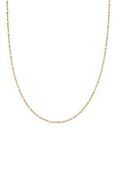 Kendra Scott Two-Tone Satellite Chain Necklace in 18K Gold Rhodium Bead at Nordstrom