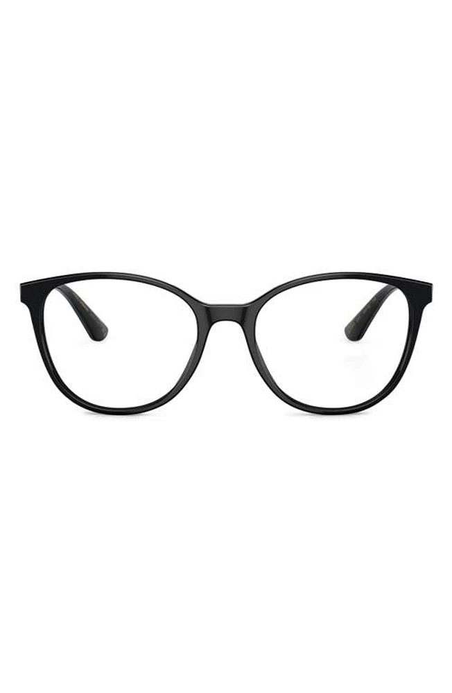 Dolce & Gabbana 54mm Butterfly Optical Glasses in Black at Nordstrom