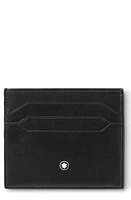 Montblanc Meisterstück Leather Card Case in Black at Nordstrom