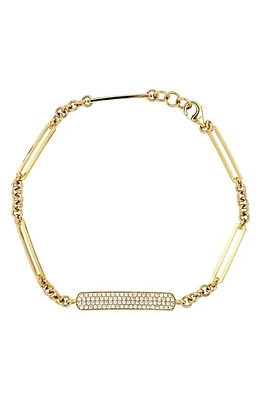 Bony Levy Varda Pavé Diamond Bar Bracelet in 18K Yellow Gold at Nordstrom, Size 7