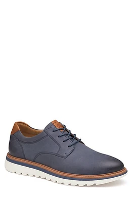 Johnston & Murphy Braydon Plain Toe Derby Navy Oiled Nubuck at Nordstrom,