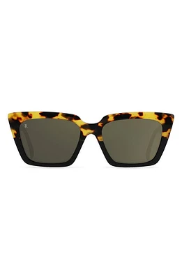 RAEN Keera 54mm Cat Eye Sunglasses in Tamarin Tort/Hi Pro Brnz Mirr at Nordstrom