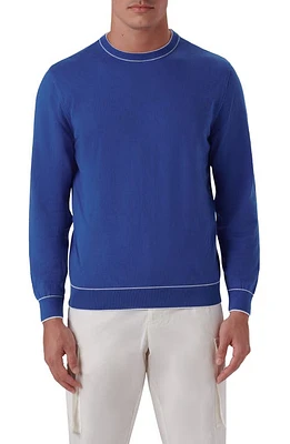 Bugatchi Tipped Cotton Blend Sweater at Nordstrom,