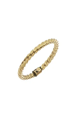 Bony Levy 14K Gold Textured Stacking Ring in Yellow Gold at Nordstrom, Size 6.5