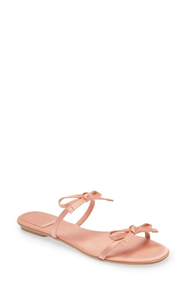 Jeffrey Campbell Bow-Bow Slide Sandal Satin at Nordstrom,