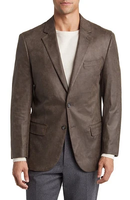 DANIEL HECHTER Norris Faux Suede Sport Coat Mushroom at Nordstrom,