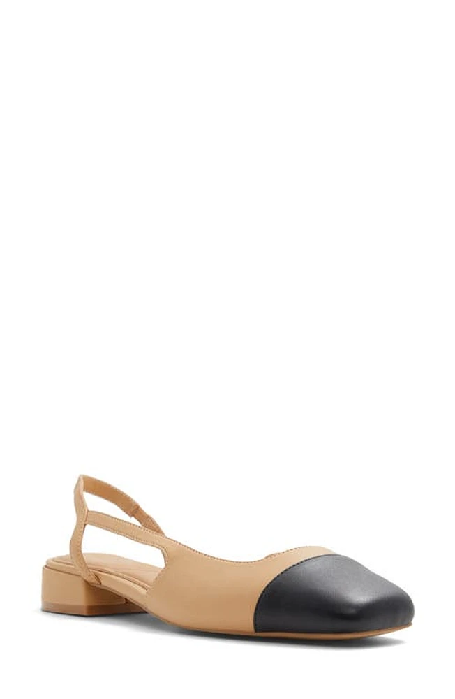 ALDO Amandine Slingback Flat Other Dark Beige at Nordstrom,