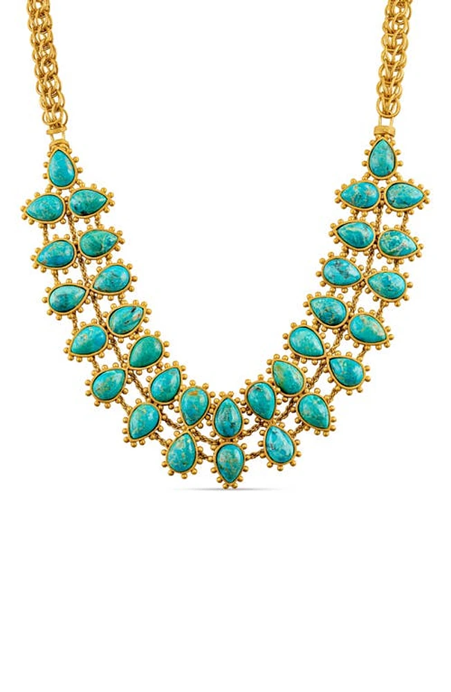 Christina Greene Rio Turquoise Collar Necklace at Nordstrom