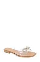 bcbg Laffi Slide Sandal Clear/Tan at Nordstrom,