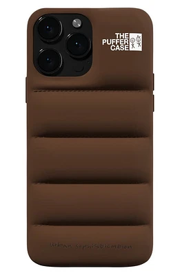 Urban Sophistication The Puffer Case iPhone 14 Pro Case in Hot Chocolate at Nordstrom