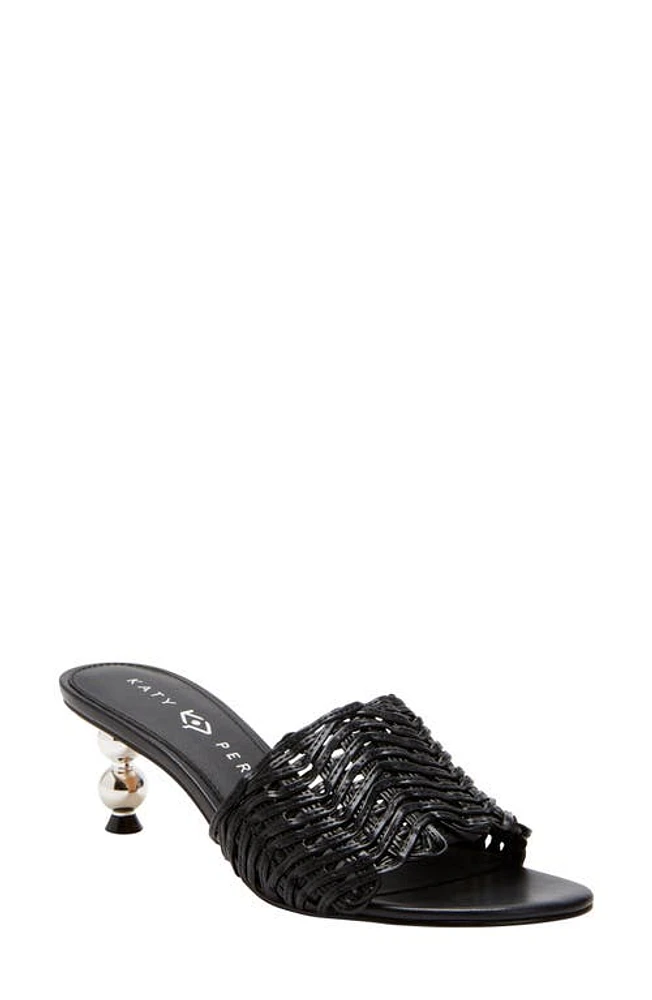 Katy Perry The Beed Too Zigzag Sandal Black at Nordstrom,