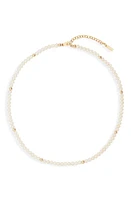 Éliou Louise Freshwater Pearl Necklace in White at Nordstrom