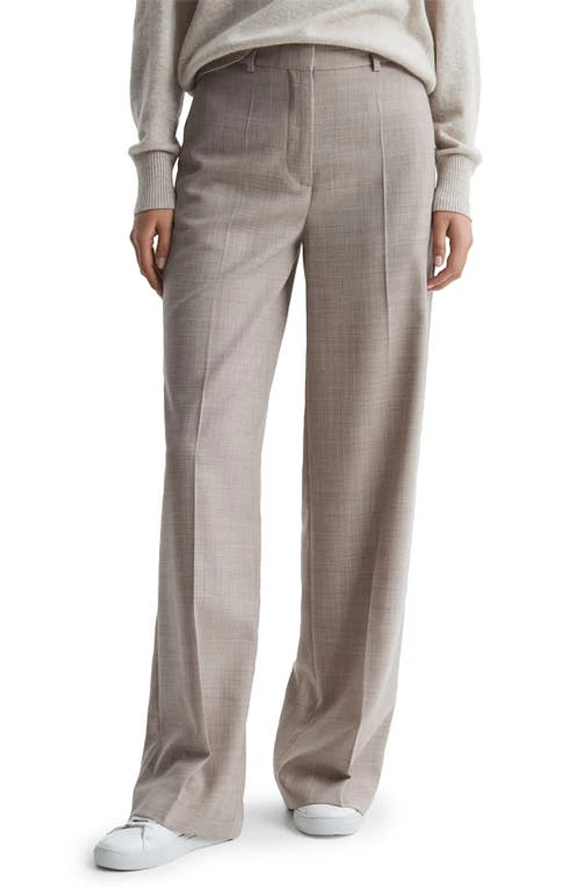 Reiss Hazel Stretch Cotton Pants Oatmeal at Nordstrom, Us