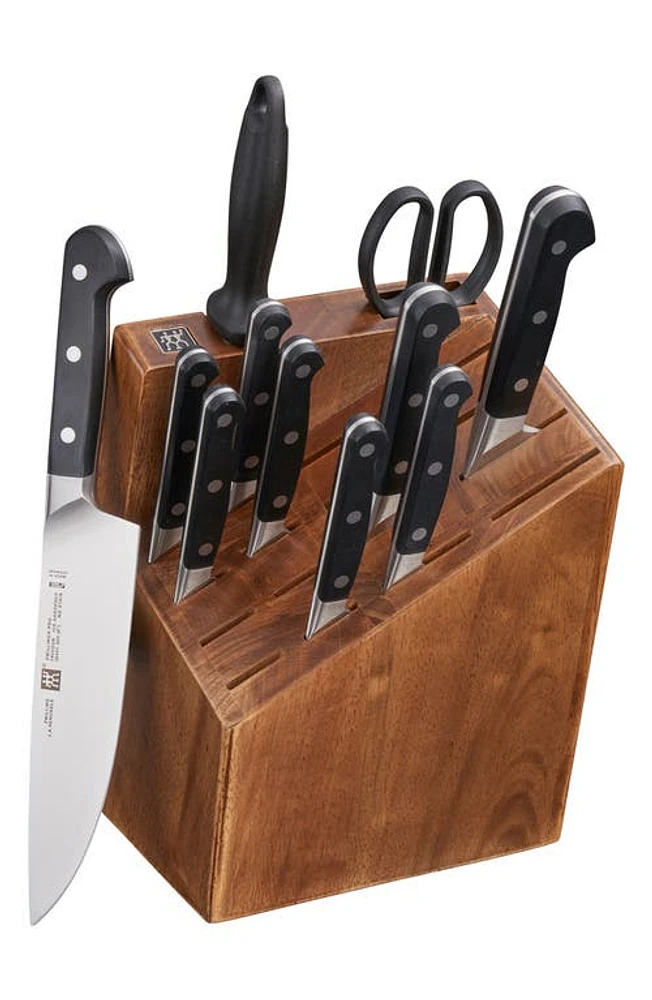 ZWILLING Pro 12-Piece Knife Block Set in Black at Nordstrom