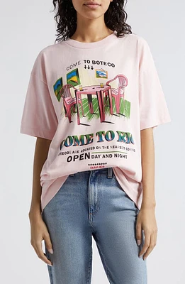 FARM Rio Come to Cotton Graphic T-Shirt Pink at Nordstrom,