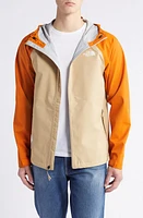 The North Face Valle Vista Waterproof Jacket Desert Rust/Khaki Stone at Nordstrom,