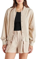 Steve Madden Viana Bomber Jacket Natural at Nordstrom,