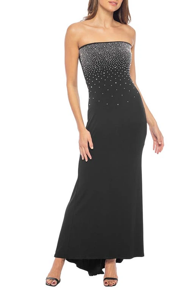 Marina Farj Beaded Bodice Strapless Mermaid Gown at Nordstrom,