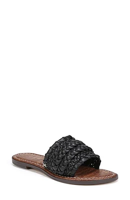 Sam Edelman Giada Braided Slide Sandal in Black at Nordstrom, Size 5