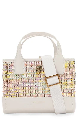 Kurt Geiger London XS Raffia Shapper Tote in Open White at Nordstrom