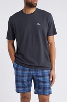 Tommy Bahama Board Paradise IslandZone Cotton T-Shirt Coal at Nordstrom,