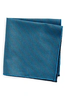 CLIFTON WILSON Houndstooth Cotton Pocket Square in at Nordstrom