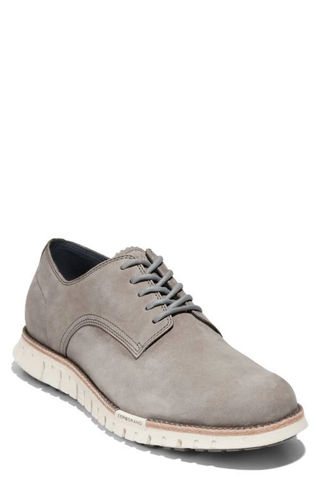 Cole Haan ZeroGrand Remastered Plain Toe Derby Titanium/Silver Birch at Nordstrom,