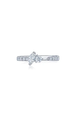 Kwiat Duet Diamond Open Ring in White Gold at Nordstrom, Size 6