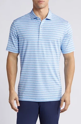 johnnie-O Astrid Stripe Performance Golf Polo Biarritz at Nordstrom,