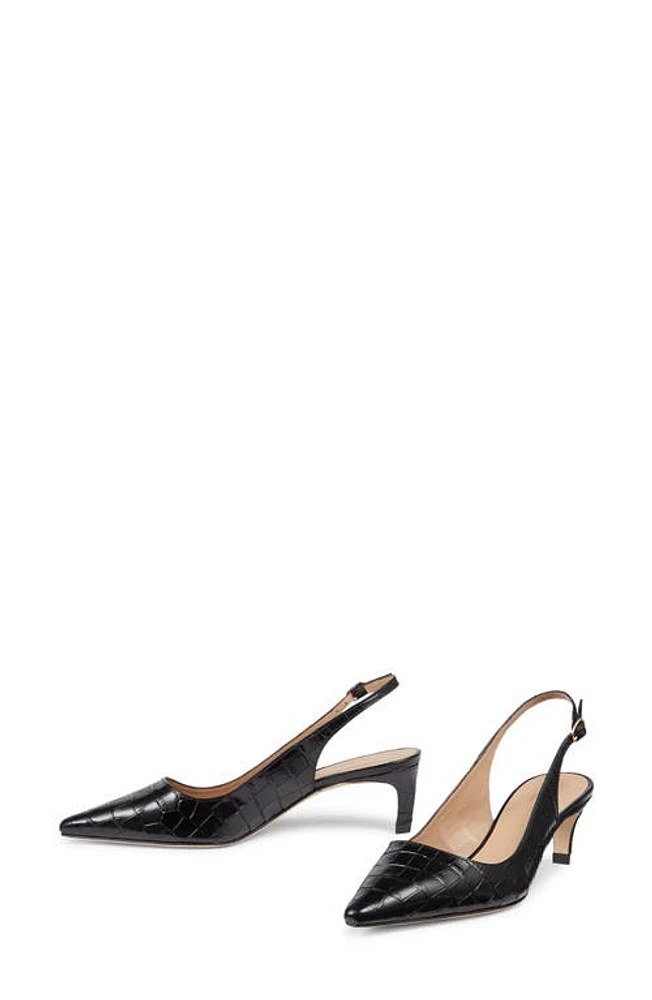 LK Bennett Alyssa Slingback Pump Black at Nordstrom,