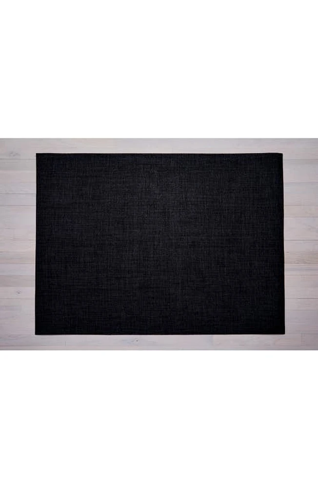 Chilewich Bouclé Indoor/Outdoor Floor Mat in Noir at Nordstrom