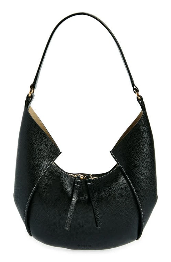 Ree Projects Mini Riva Pebbled Leather Tote in Black at Nordstrom