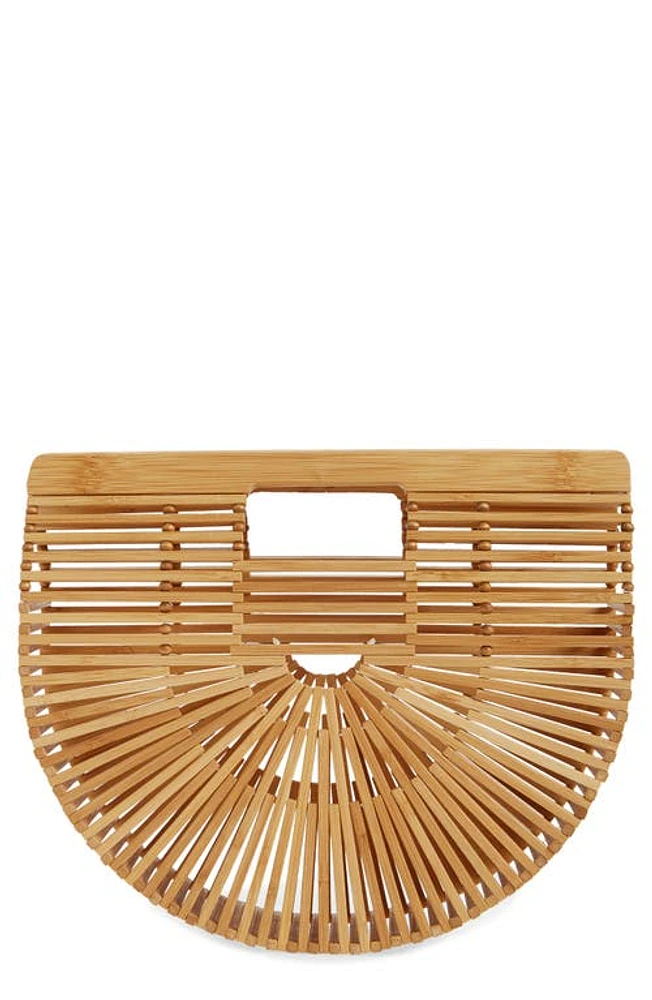 Cult Gaia Mini Ark Handbag in Natural at Nordstrom