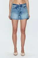 Pistola Conner Cutoff Denim Shorts Cobblestone at Nordstrom,