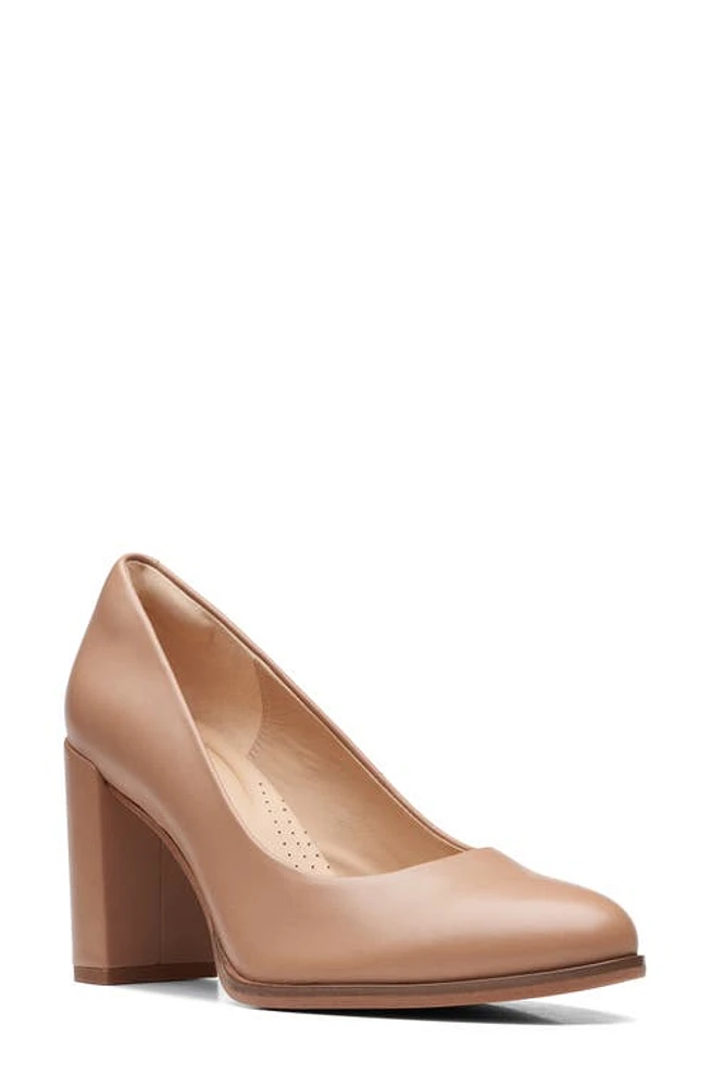 Clarks(r) Freva 85 Court Pump Praline Le at Nordstrom,