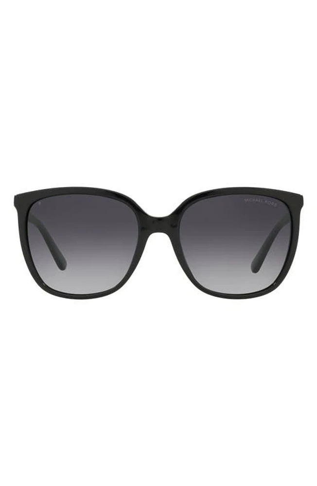 Michael Kors 57mm Gradient Cat Eye Sunglasses in Black at Nordstrom