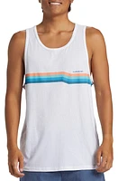 Quiksilver Retrospect Cotton Graphic Tank Top White at Nordstrom,