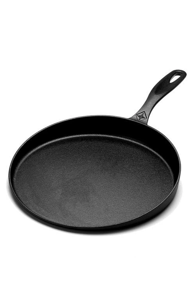 BAREBONES LIVING Cast Iron Flat Pan in Matte Black at Nordstrom