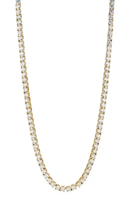 Nadri Cubic Zirconia Tennis Necklace in Gold at Nordstrom