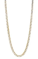 Nadri Cubic Zirconia Tennis Necklace in Gold at Nordstrom