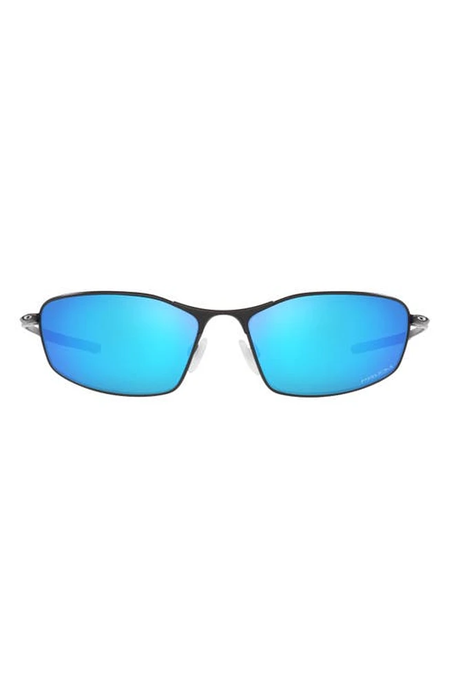 Oakley Whisker 60mm Prizm Oval Sunglasses in Sapphire at Nordstrom